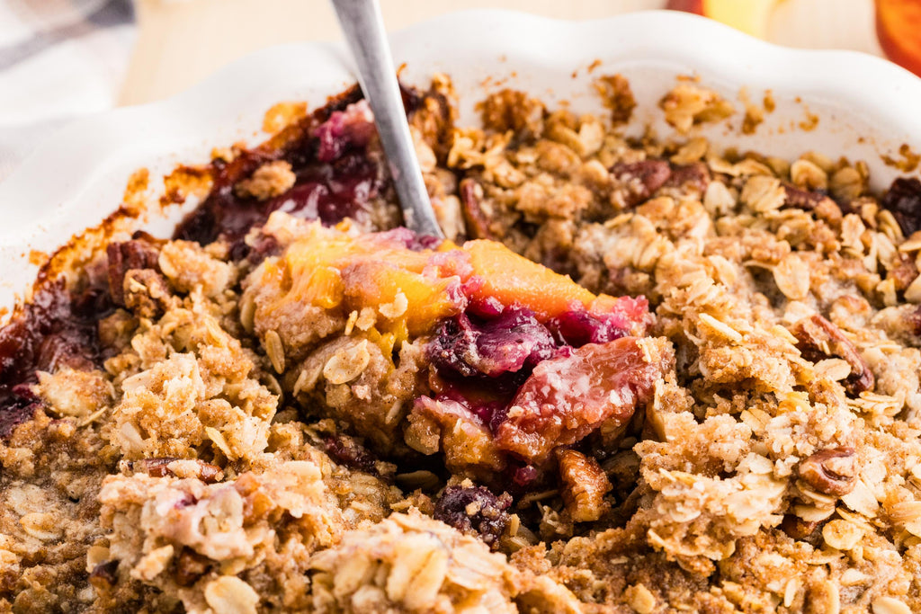 Peach Blueberry Crisp