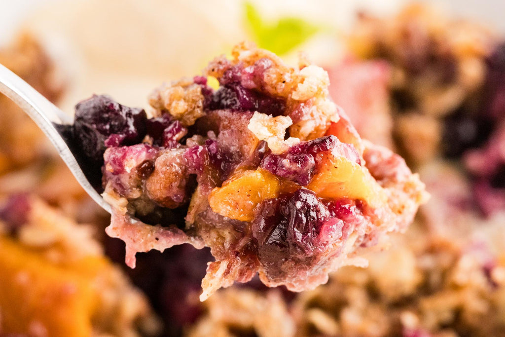 Peach Blueberry Crisp