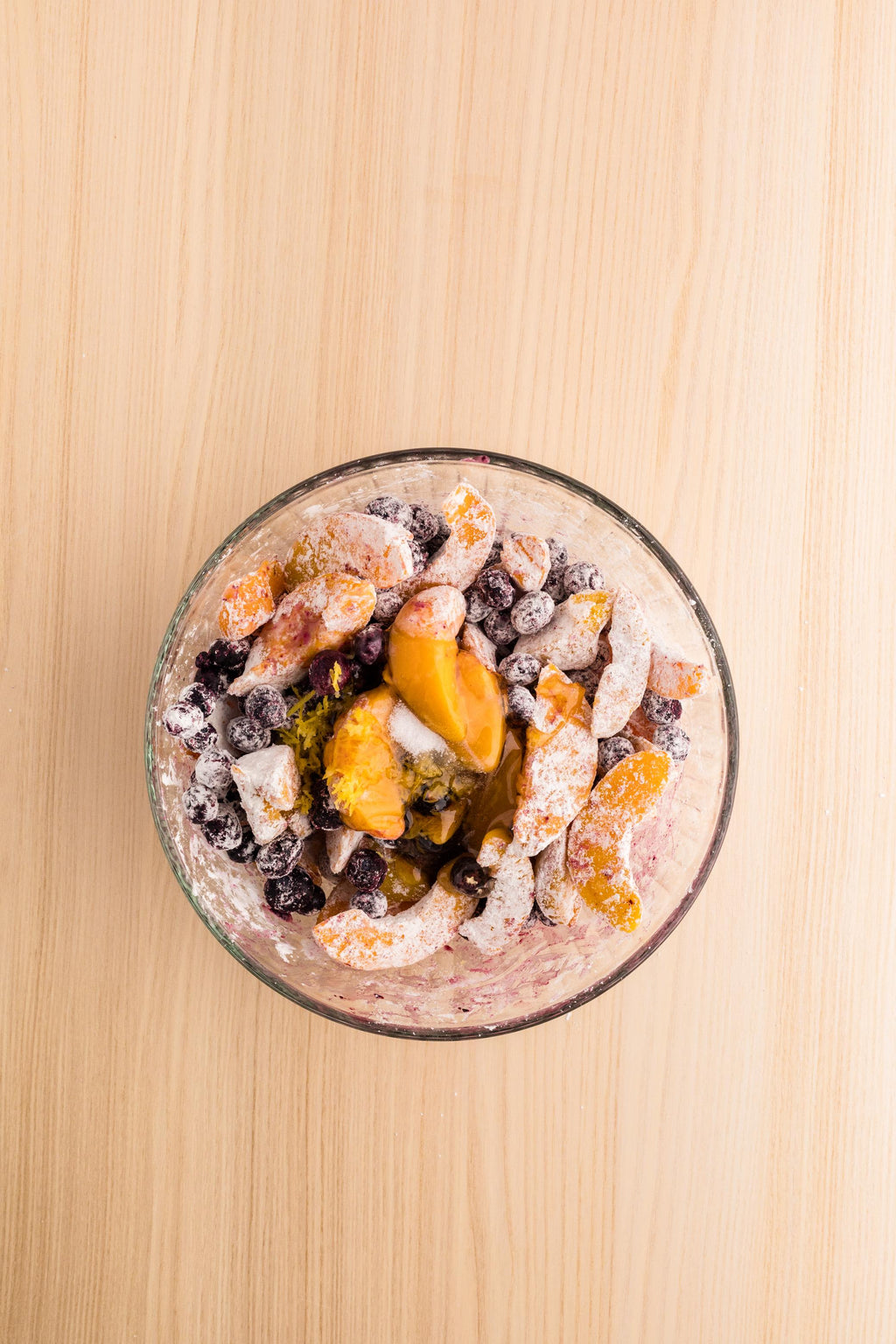 Peach Blueberry Crisp