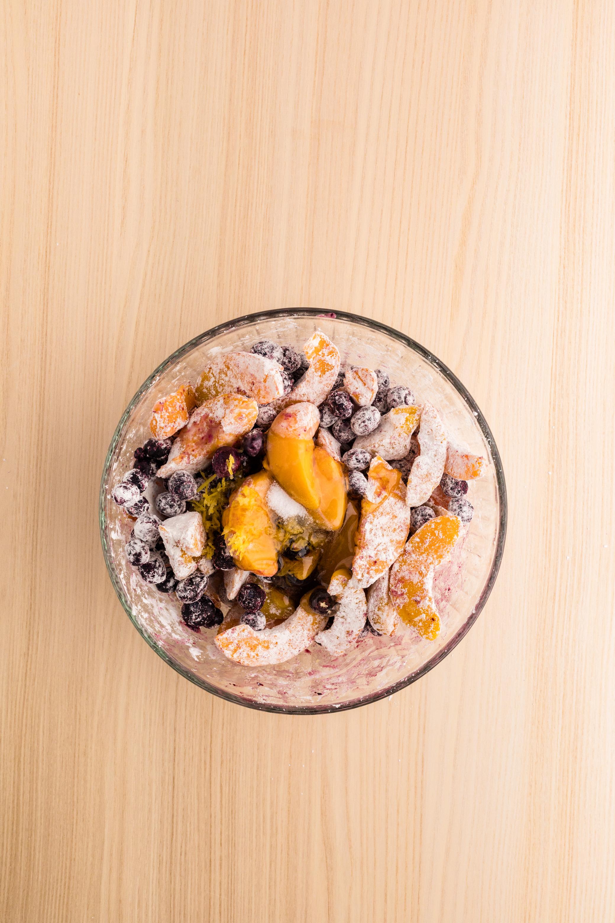 Peach Blueberry Crisp