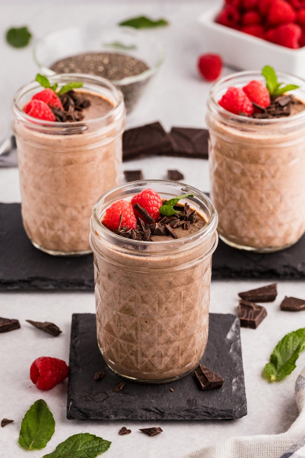 Chocolate Chia Pudding + Optional Reel