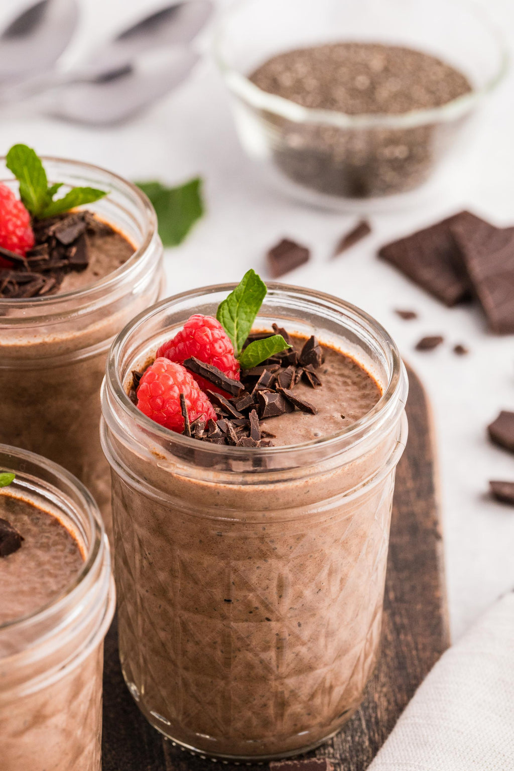 Chocolate Chia Pudding + Optional Reel