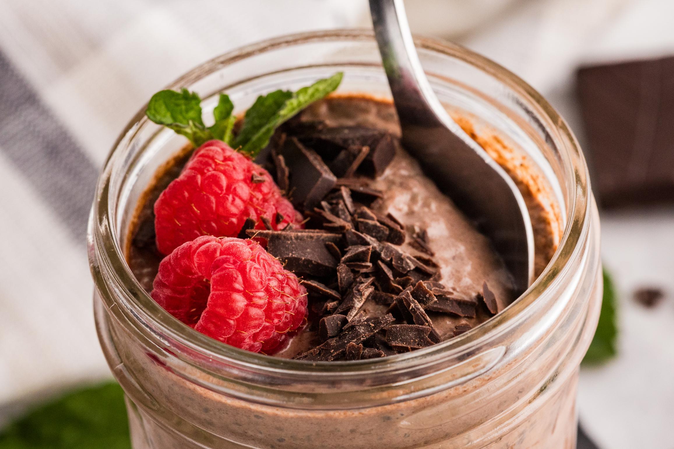 Chocolate Chia Pudding + Optional Reel