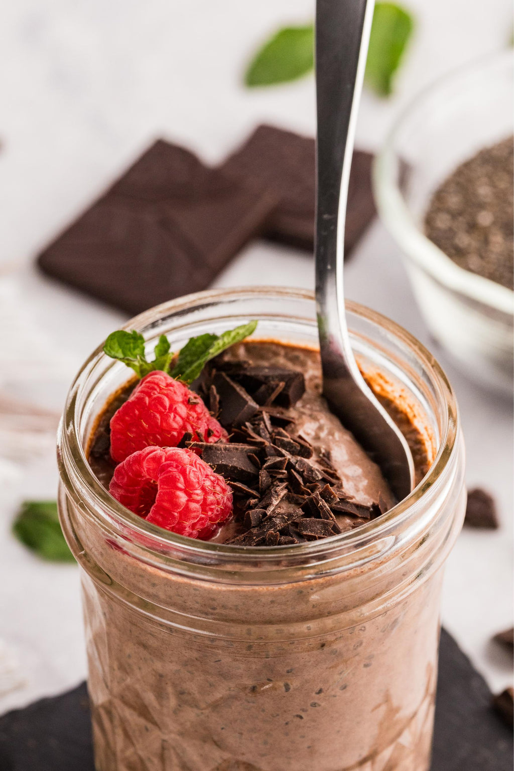 Chocolate Chia Pudding + Optional Reel