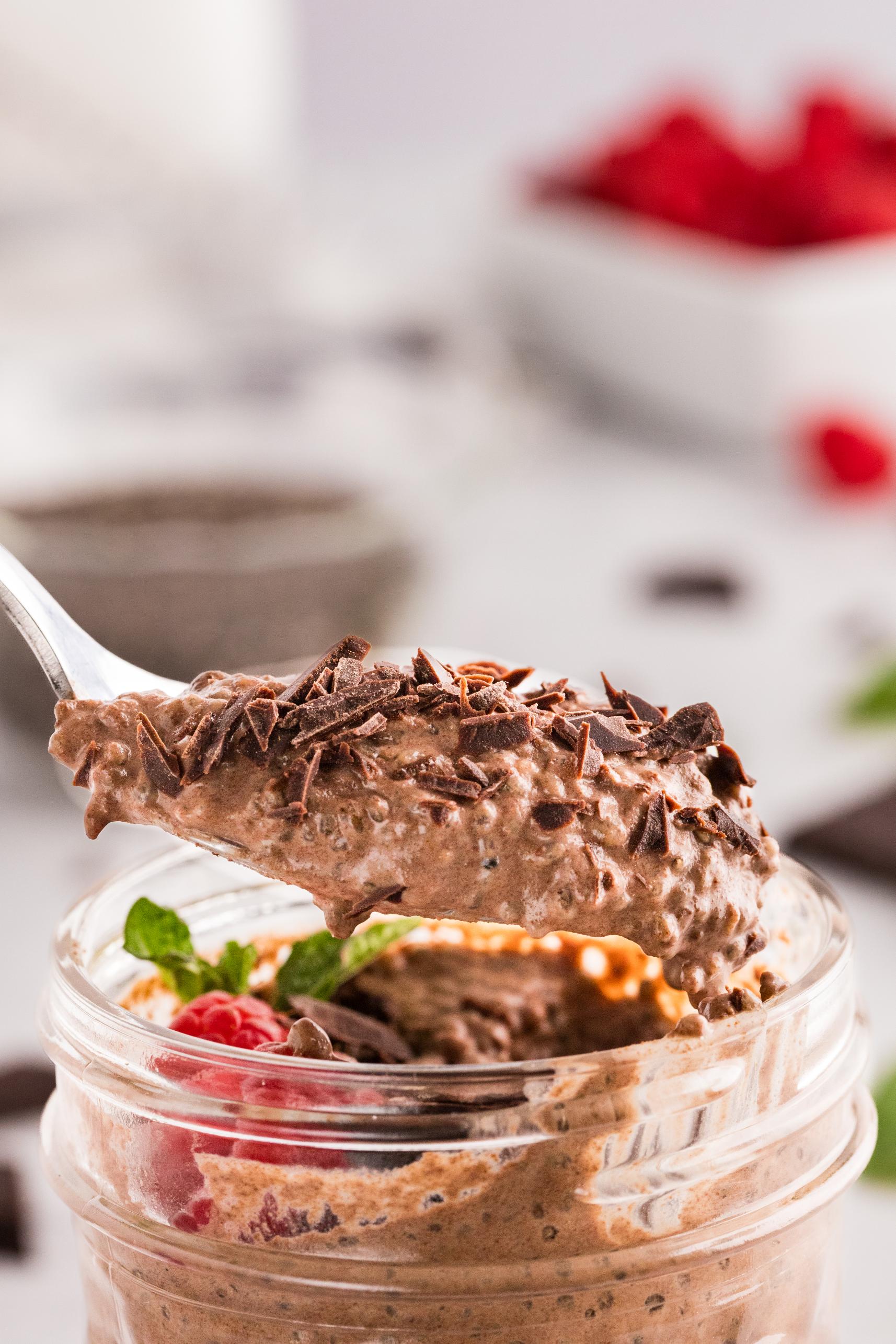 Chocolate Chia Pudding + Optional Reel