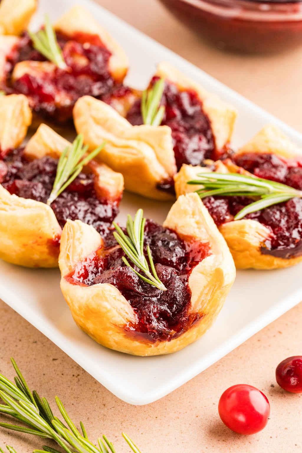 Cranberry Brie in Puff Pastry