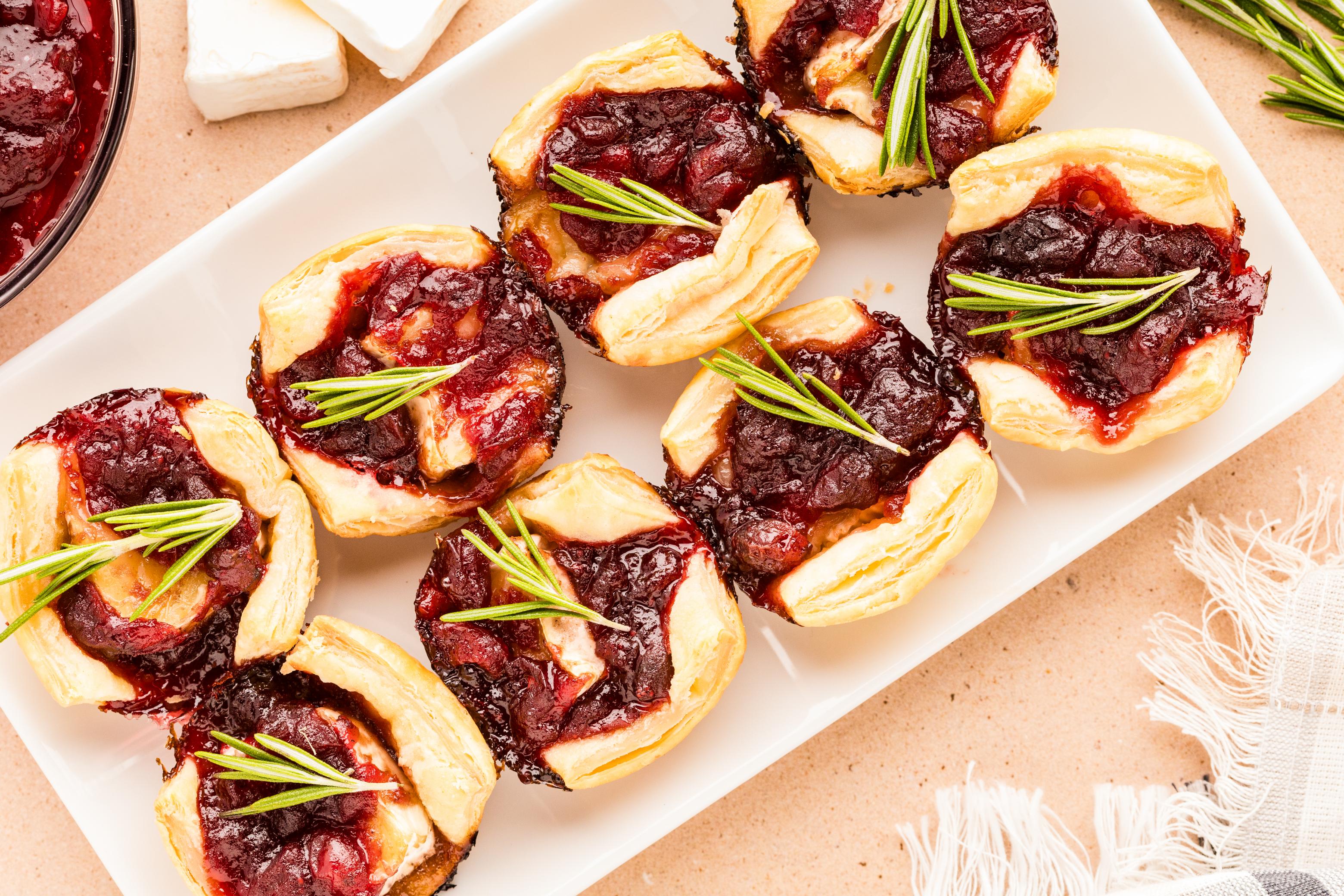 Cranberry Brie in Puff Pastry