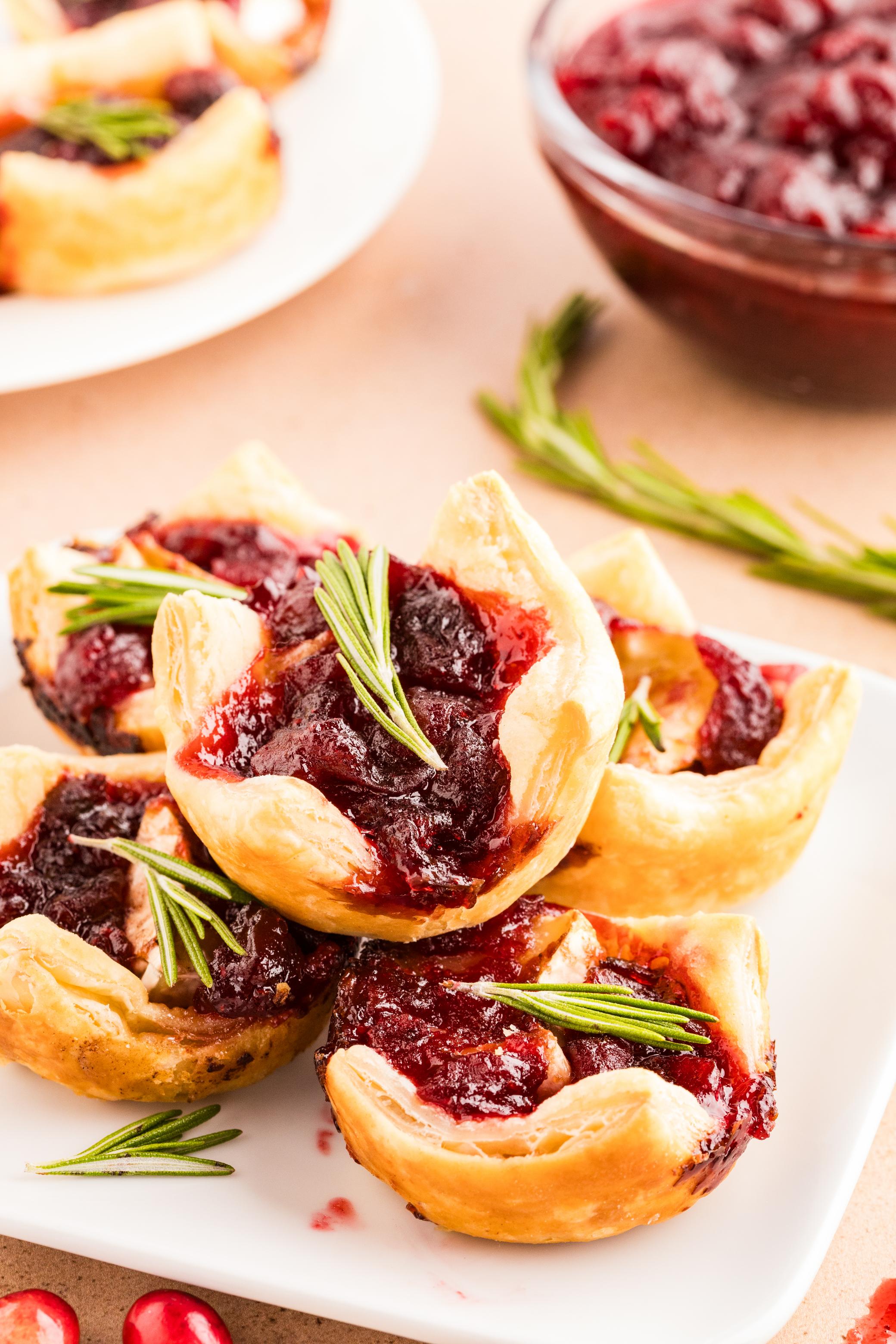 Cranberry Brie in Puff Pastry