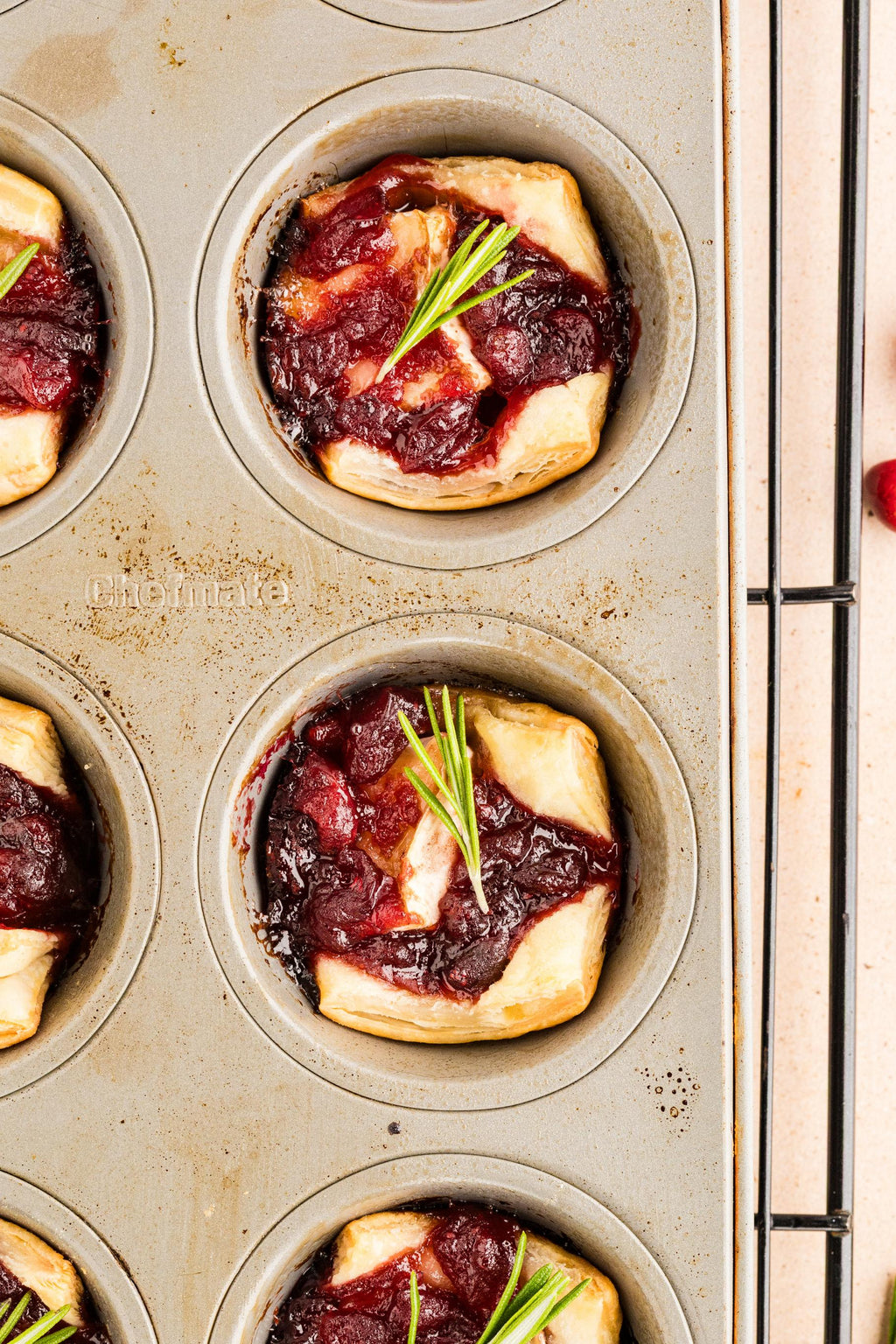 Cranberry Brie in Puff Pastry