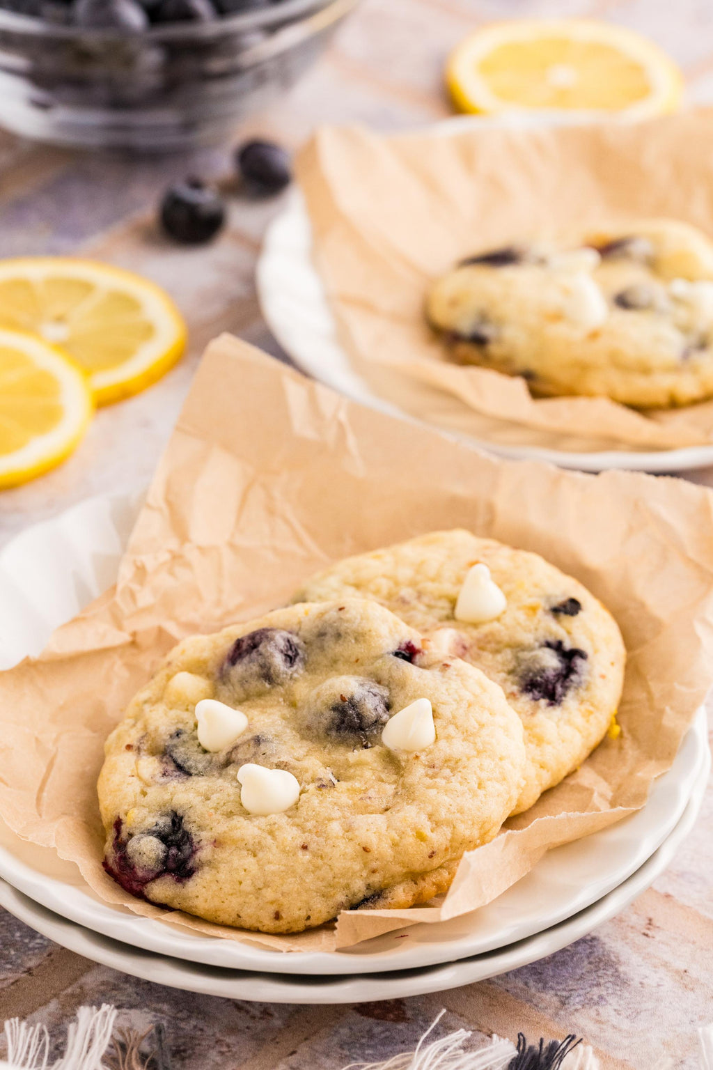 Lemon Blueberry Cookies