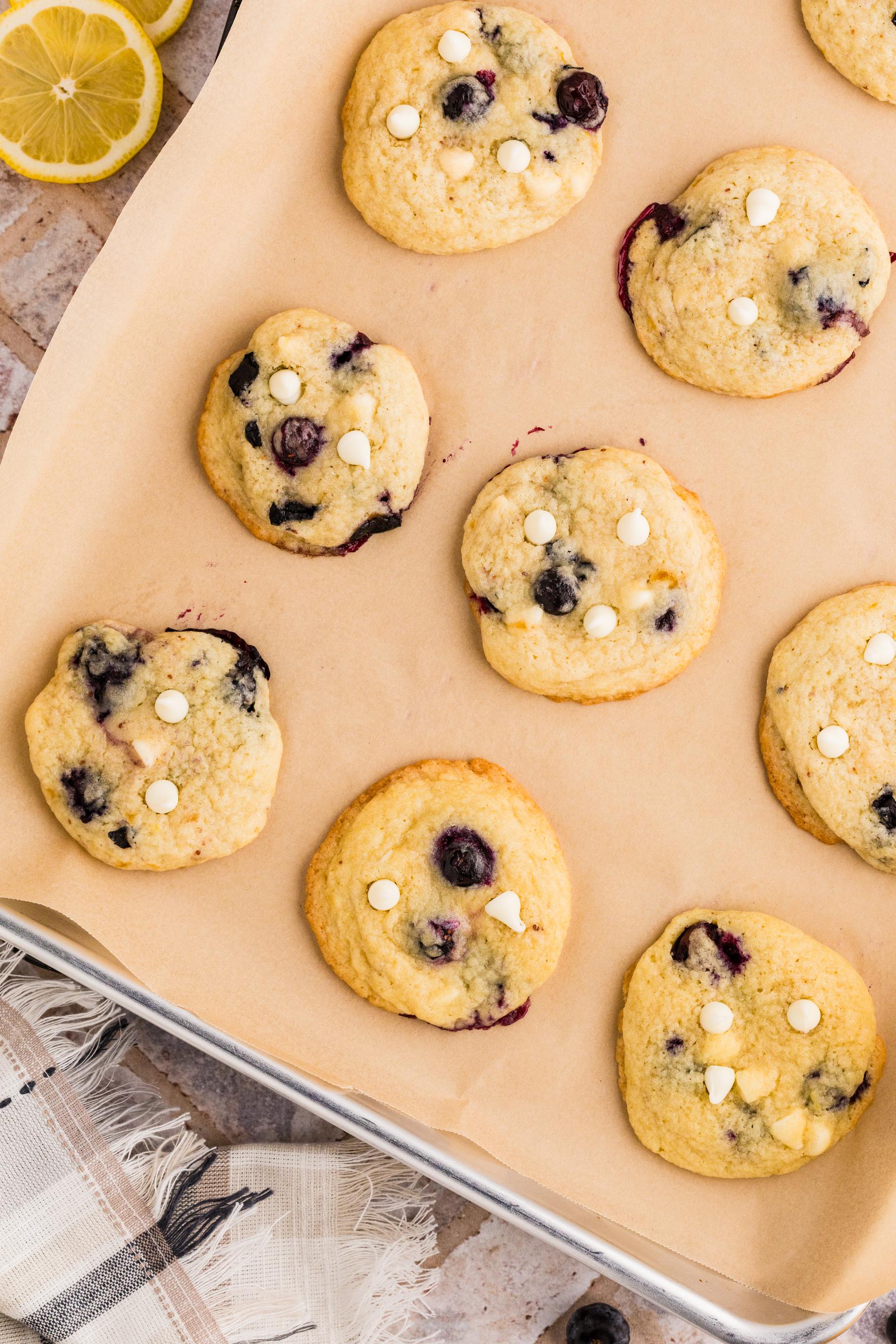 Lemon Blueberry Cookies
