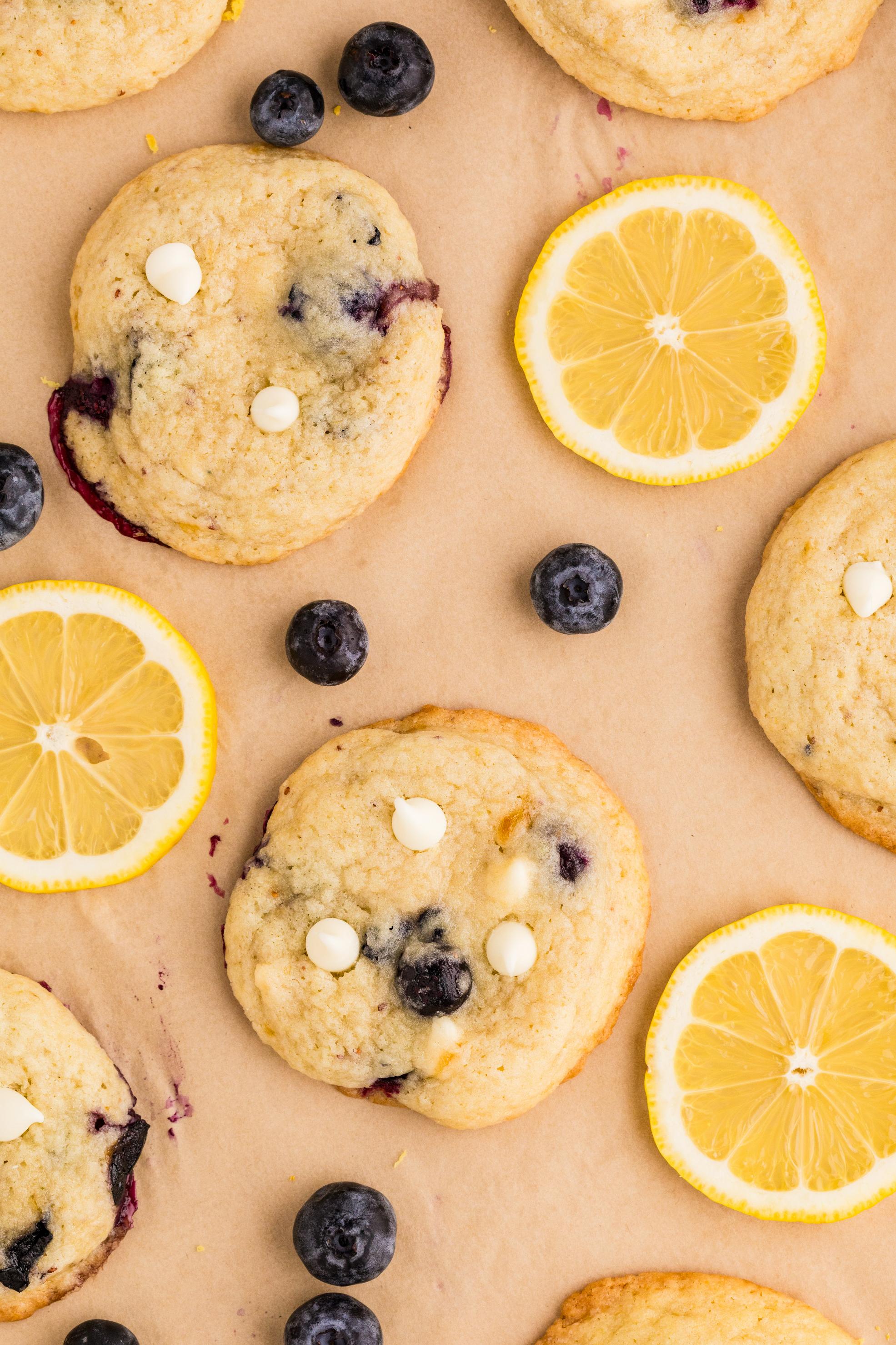 Lemon Blueberry Cookies