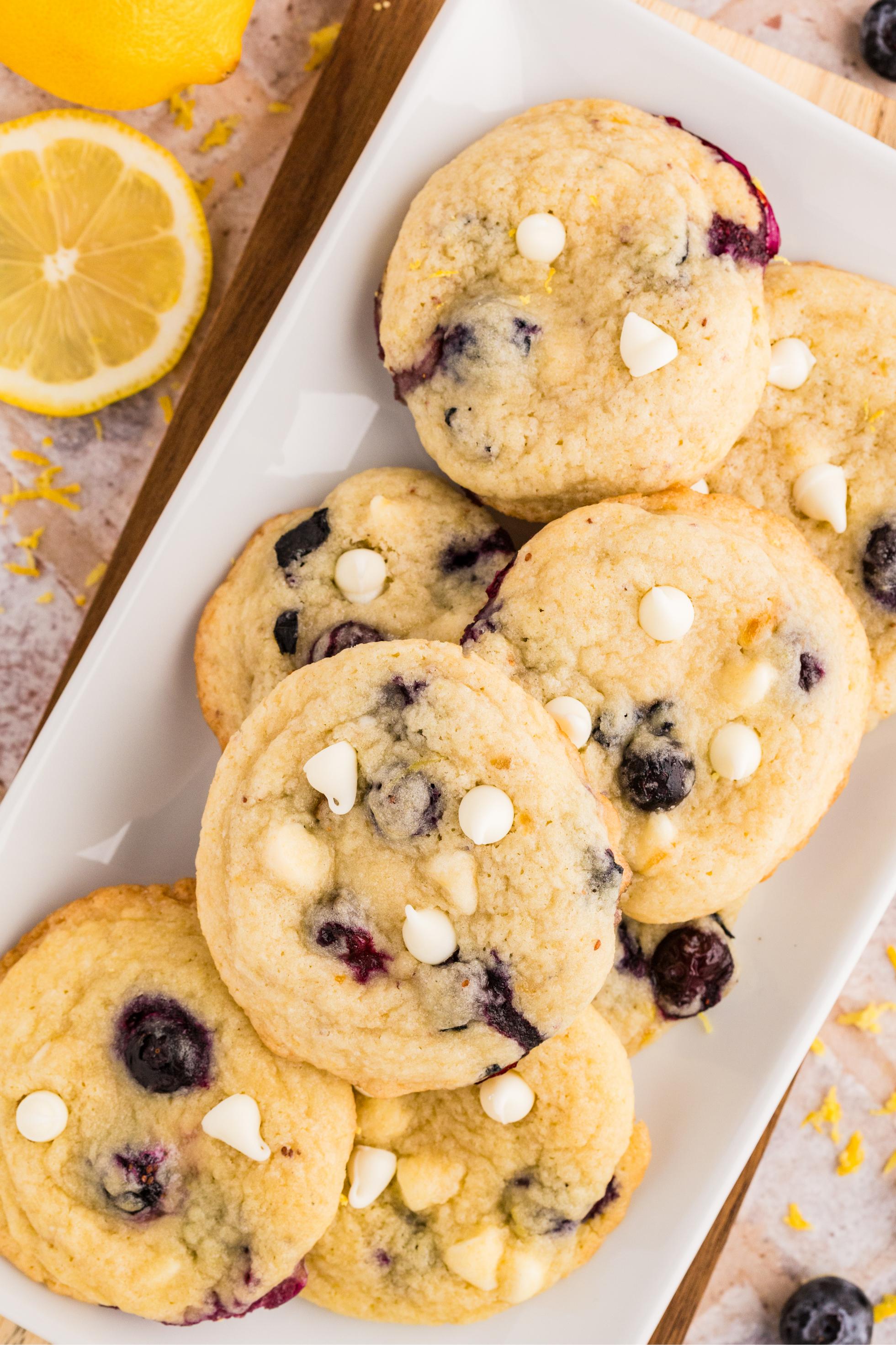 Lemon Blueberry Cookies