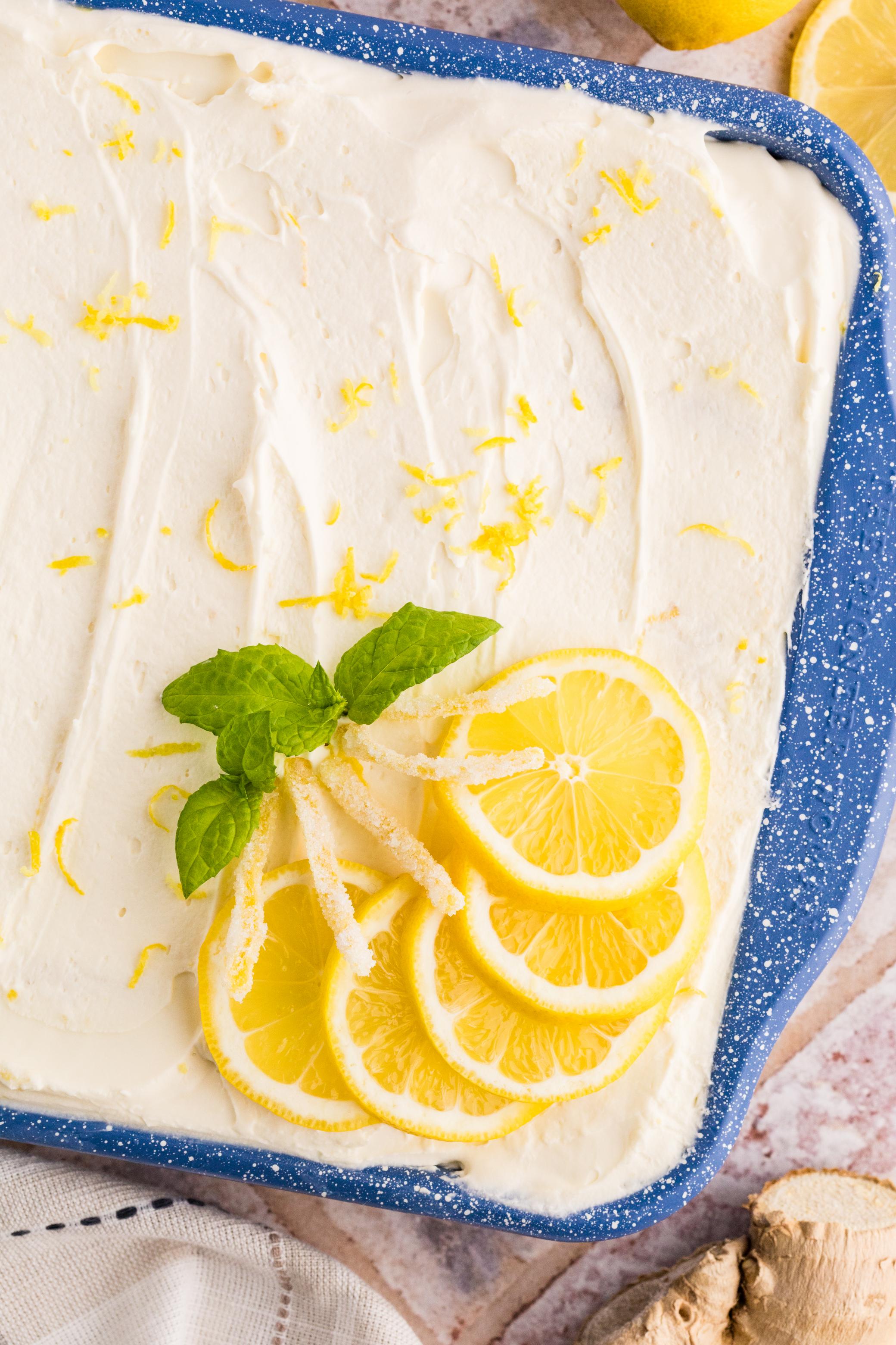Lemon Ginger Tiramisu