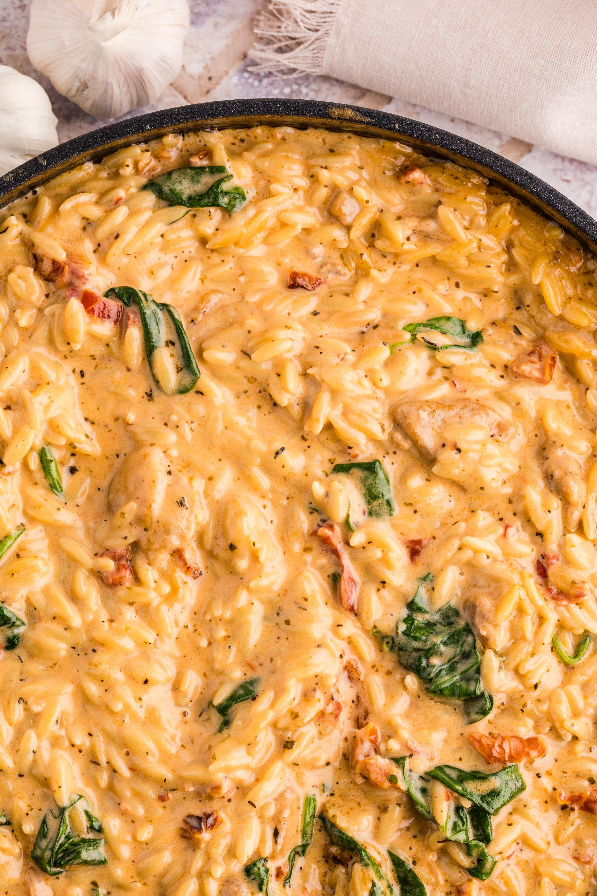 Marry Me Chicken Orzo