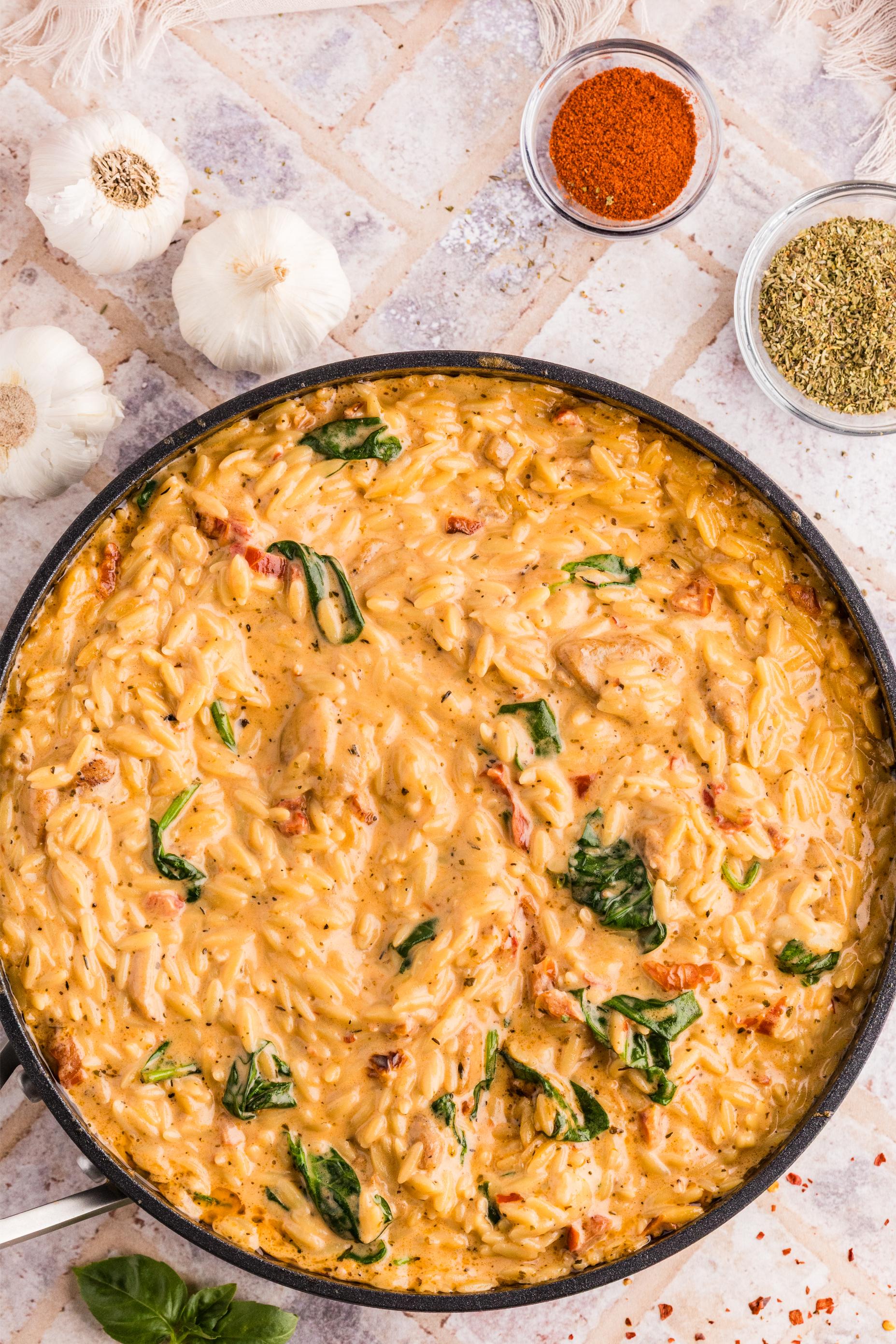Marry Me Chicken Orzo