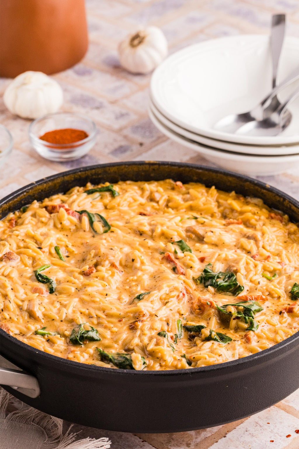 Marry Me Chicken Orzo