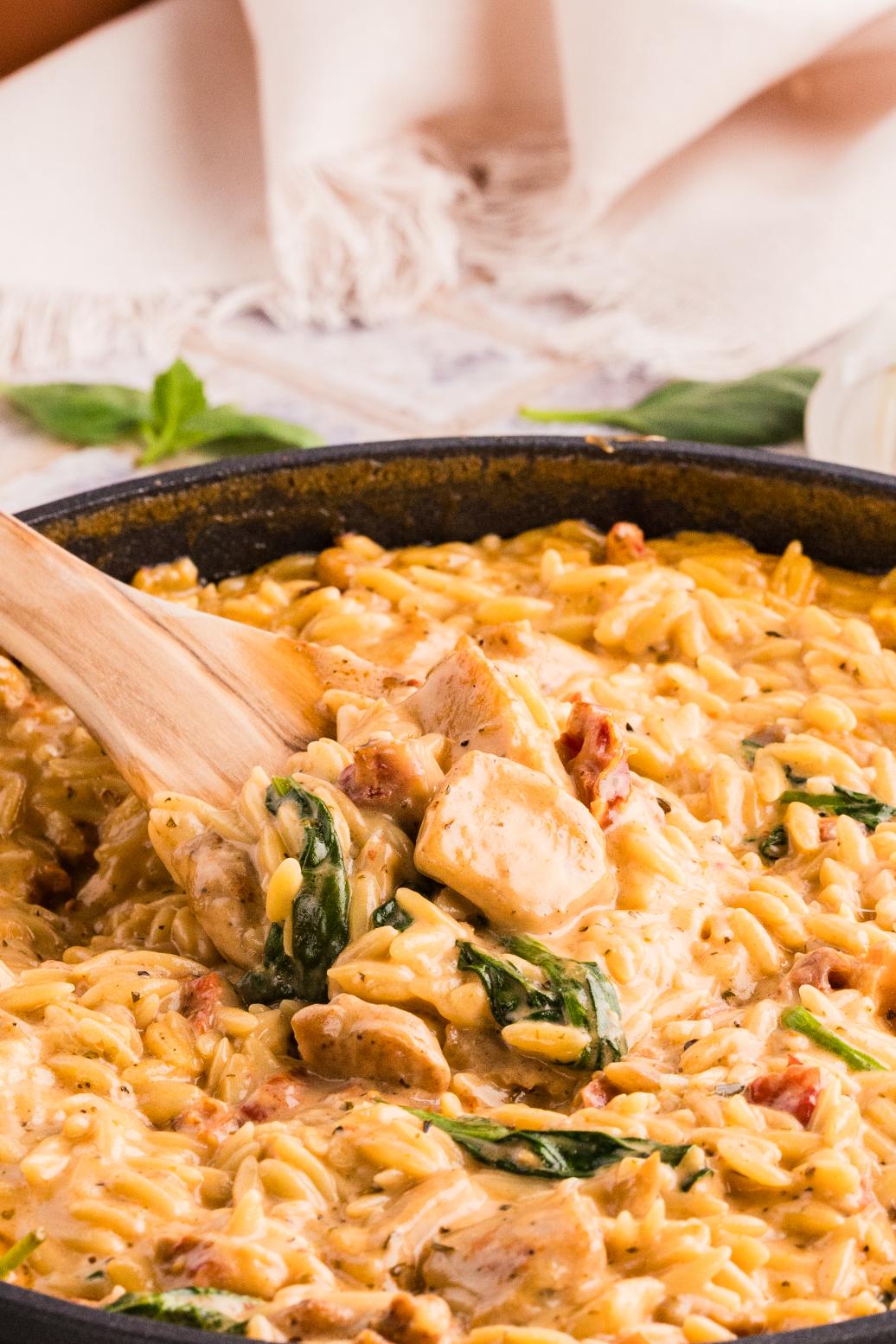 Marry Me Chicken Orzo