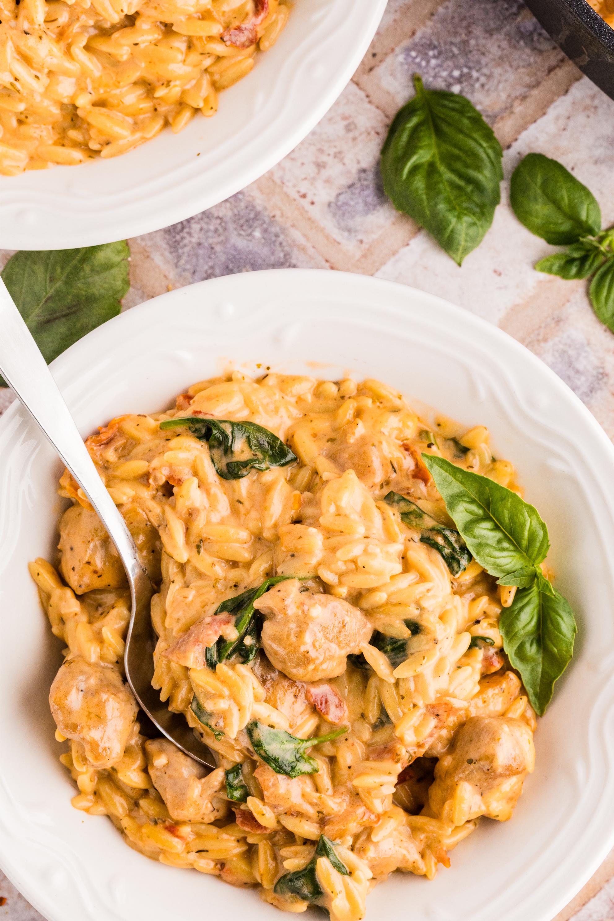 Marry Me Chicken Orzo
