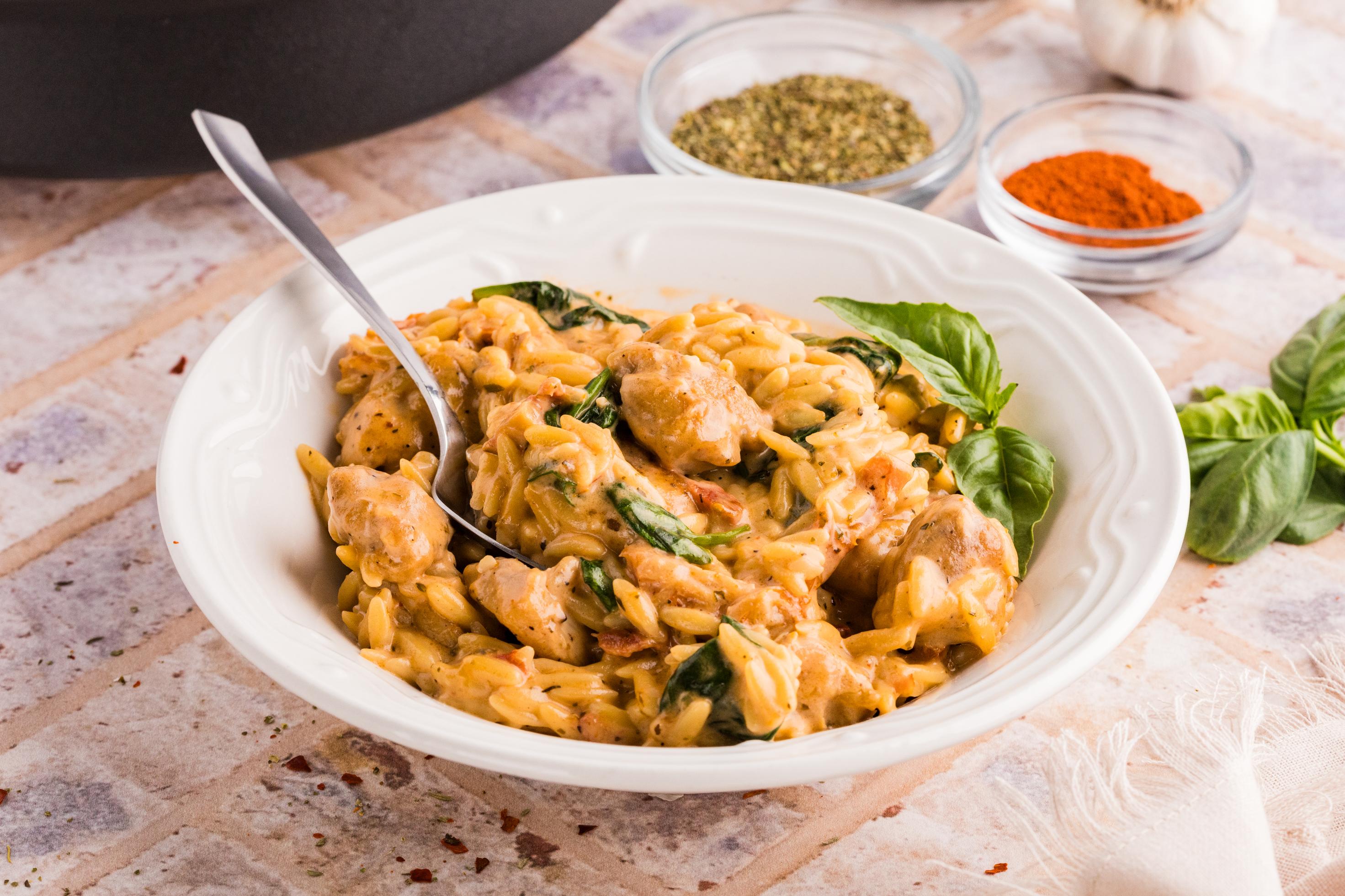 Marry Me Chicken Orzo