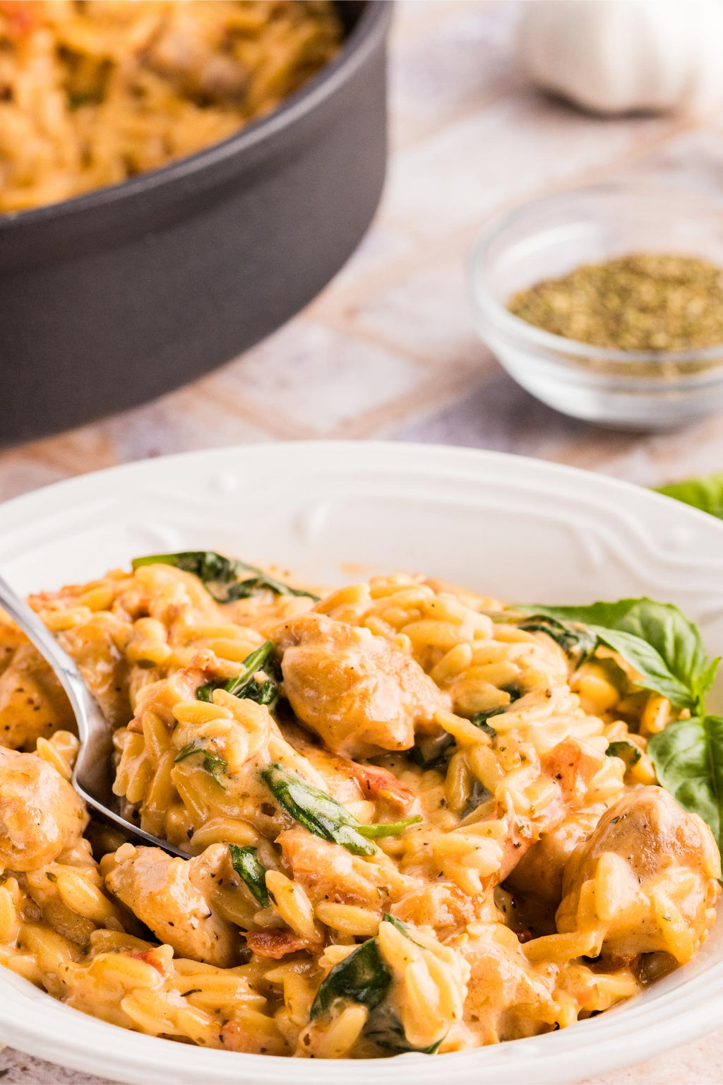 Marry Me Chicken Orzo