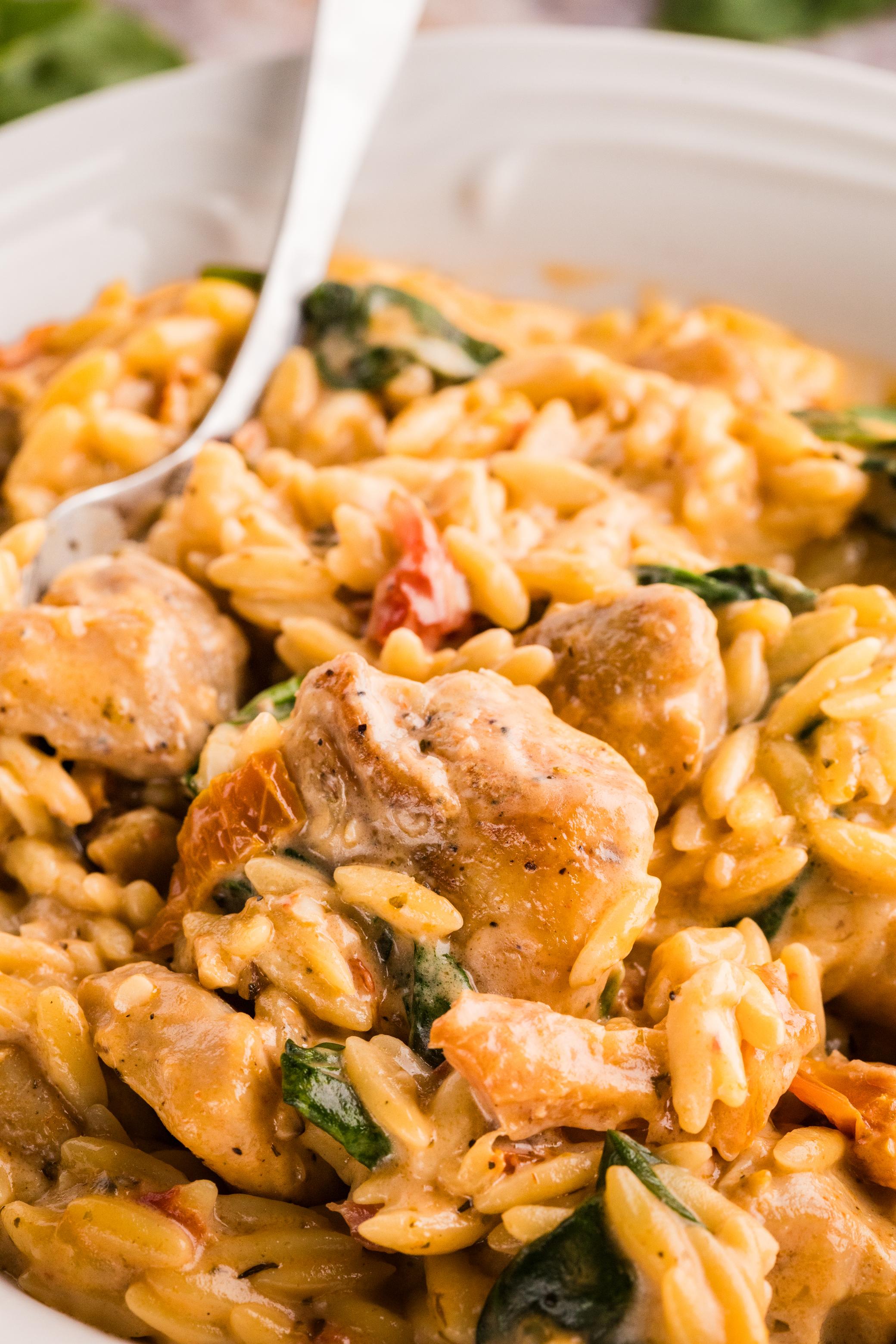 Marry Me Chicken Orzo