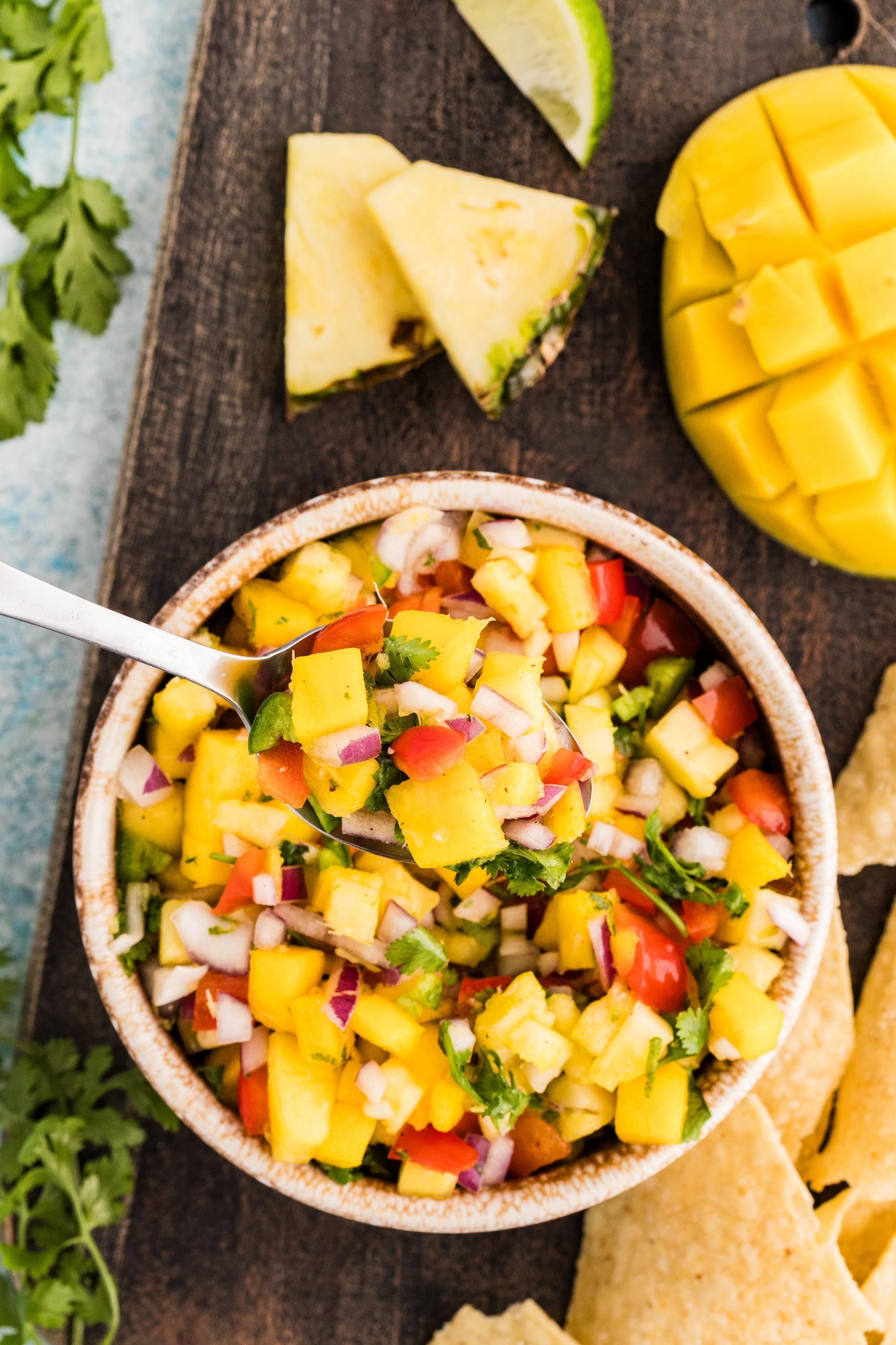 Mango Pineapple Salsa + Optional 16sec Reel