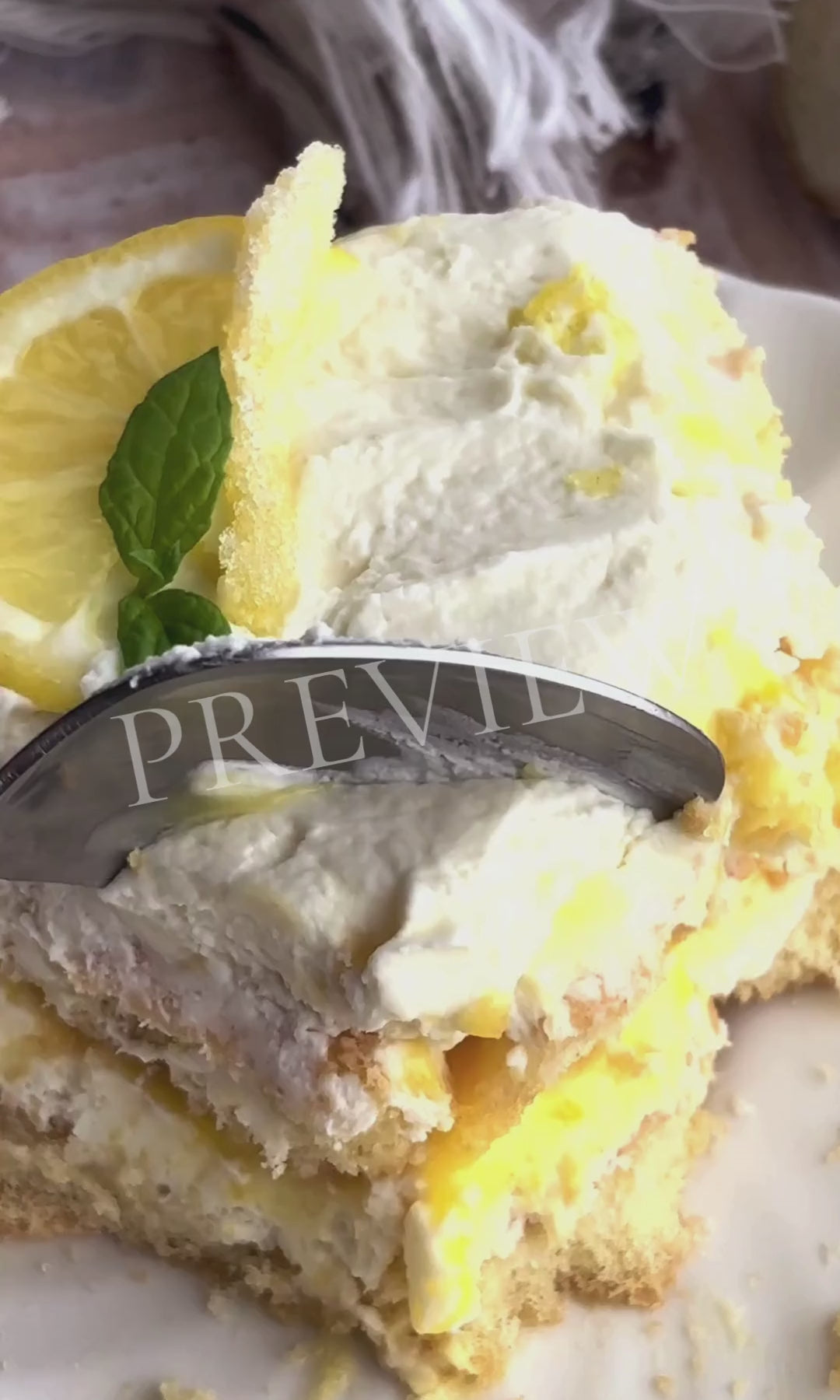 Lemon Ginger Tiramisu